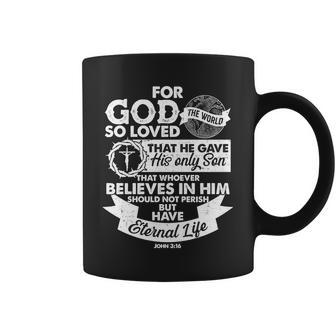 For God So Loved The World John Coffee Mug - Monsterry