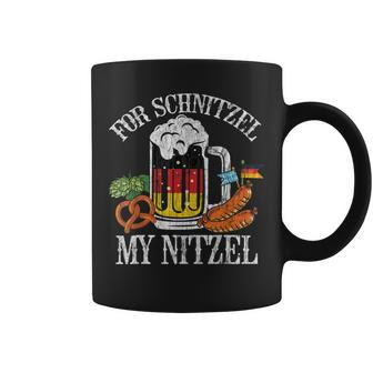 For Schnitzel My Nitzel Funny Oktoberfest German Beer Wurst Coffee Mug - Thegiftio UK