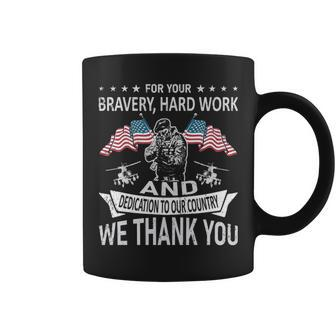 For Your Bravery Veteran Tshirt Coffee Mug - Monsterry