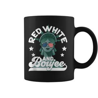 Fourth 4Th Of July Women Red White And Boujee Coffee Mug - Seseable