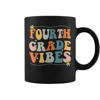 Fourth Grade Vibes Back To School Retro 4Th Grade Teachers Coffee Mug - Thegiftio UK