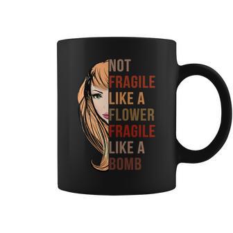 Fragile Like A Bomb Tshirt Coffee Mug - Monsterry