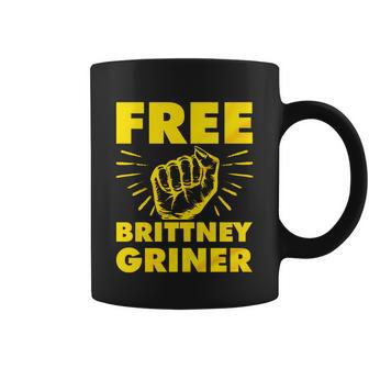 Free Brittney Griner Free Bg Fight Hand Supporter Graphic Design Printed Casual Daily Basic Coffee Mug - Thegiftio UK