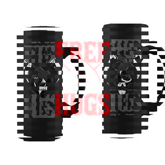 Free Hugs Grim Reaper Lazy Halloween Costume Scary Creepy Coffee Mug - Thegiftio