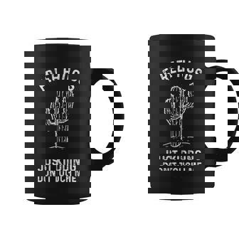 Free Hugs Just Ding Dont Touch Me Cactus Not A Hugger Graphic Design Printed Casual Daily Basic Coffee Mug - Thegiftio