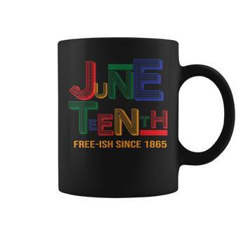 Free-Ish Since 1865 Junenth Celebrate Independence Day Coffee Mug - Thegiftio UK
