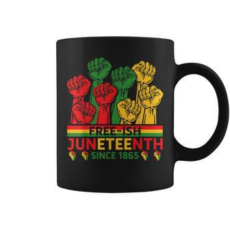 Free-Ish Since 1865 With Pan African Flag For Junenth Coffee Mug - Thegiftio UK