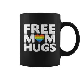 Free Mom Hugs Free Mom Hugs Rainbow Gay Pride Meaningful Gift Coffee Mug - Thegiftio UK