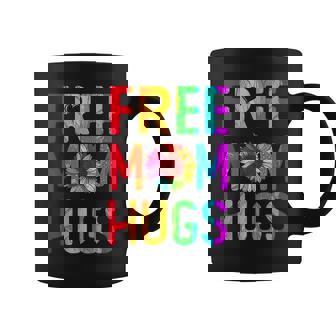 Free Mom Hugs Gay Pride Lgbt Daisy Rainbow Flower V2 Coffee Mug - Thegiftio
