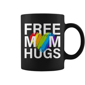 Free Mom Hugs Lgbt Heart Coffee Mug - Monsterry