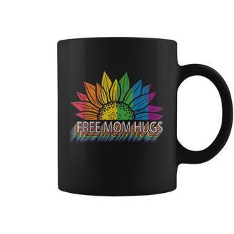 Free Mom Hugs Pride Shirt Sunflower Rainbow Lgbt Pride Month 2022 Rainbow Gay P Coffee Mug - Thegiftio UK