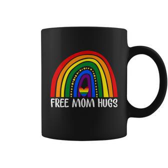 Free Mom Hugs Rainbow Heart Gay Pride Lgbt Funny Gift Coffee Mug - Thegiftio UK