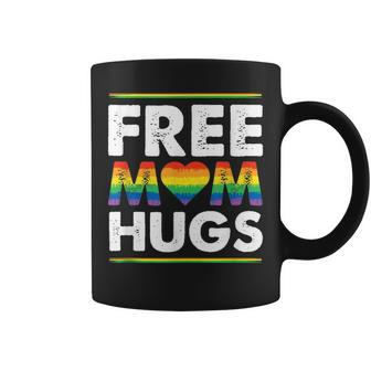 Free Mom Hugs Rainbow Heart Lgbt Pride Month V8 Coffee Mug - Thegiftio UK