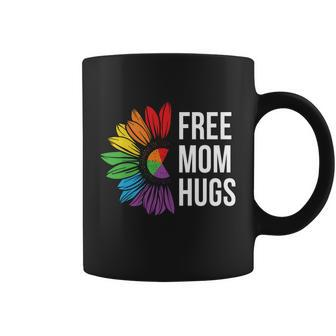 Free Mom Hugs Rainbow Lgbt Pride Month Coffee Mug - Monsterry CA