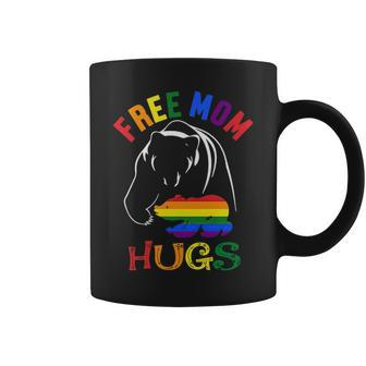 Free Mom Hugs Tshirts Pride Month Shirt Mama Bear Lgbt – Unisex Blacks Coffee Mug - Thegiftio UK