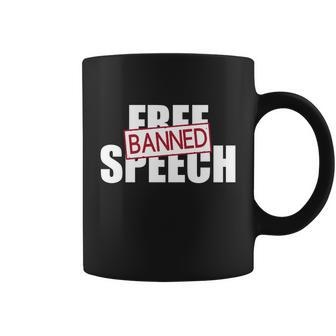 Free Speech Banned Coffee Mug - Monsterry AU
