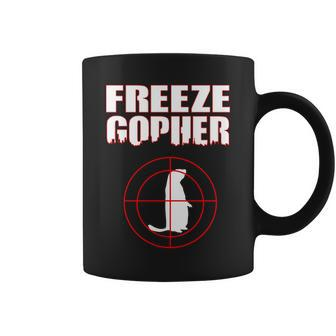 Freeze Gopher Target Coffee Mug - Monsterry