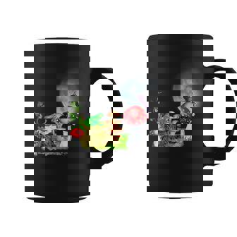 Frog And Fairy Moon Toadstool Mushroom Cottagecore Aesthetic Coffee Mug - Thegiftio