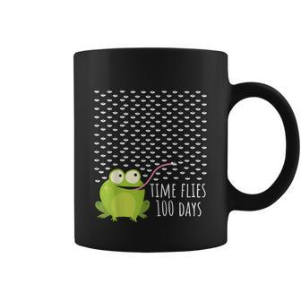 Frog Fly 100 Days Of School Teacher Boy Girl Gift Coffee Mug - Thegiftio UK