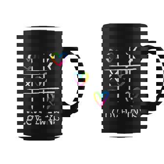 Fun Lgbtq Love Wins In Gay Pride Rainbow Colors Cool Gift Gay Ally Great Gift Coffee Mug - Thegiftio
