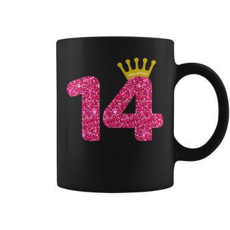 Funny 14Th Party Number 14 Year Old Girls 14Th Birthday Coffee Mug - Thegiftio UK
