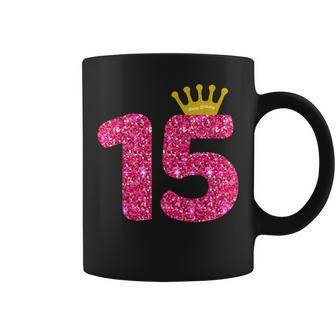 Funny 15Th Party Number 15 Year Old Girls 15Th Birthday Coffee Mug - Thegiftio UK