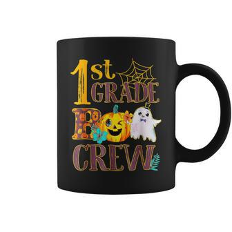 Funny 1St Grade Boo Crew Halloween Teacher Costume Coffee Mug - Seseable