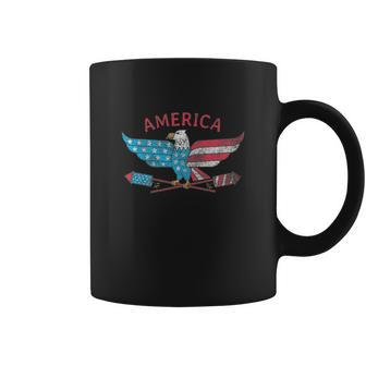 Funny 4Th Of July American Eagle Coffee Mug - Monsterry