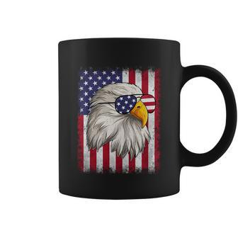 Funny 4Th Of July Usa Flag American Patriotic Eagle V2 Coffee Mug - Monsterry