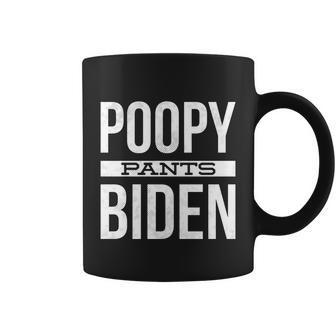 Funny Anti Biden Fjb Lets Go Brandon Poopy Pants Biden Anti Joe Biden F Jo Coffee Mug - Monsterry