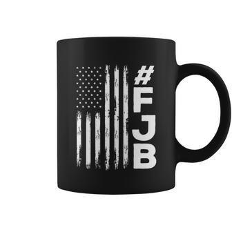 Funny Anti Biden Fjb Pro America Us Distressed Flag F Biden Fjb Coffee Mug - Monsterry DE