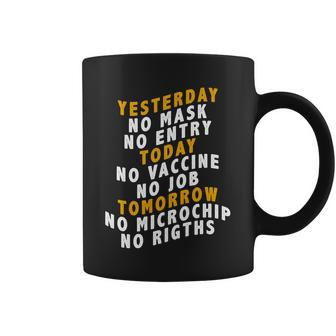 Funny Anti Vaccine Tshirt Coffee Mug - Monsterry