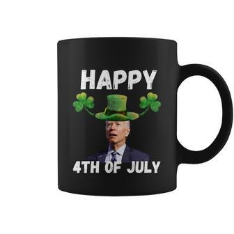 Funny Biden St Patricks Day Joe Biden Confused Biden Leprechaun Coffee Mug - Monsterry