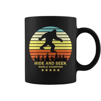 Funny Bigfoot Hide And Seek World Champion V2 Coffee Mug - Monsterry