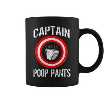 Funny Captain Poop Pants Tshirt Coffee Mug - Monsterry AU