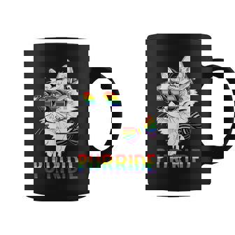 Funny Cat Gay Pride Rainbow Sunglasses Lgbtq Lgbt Coffee Mug - Thegiftio