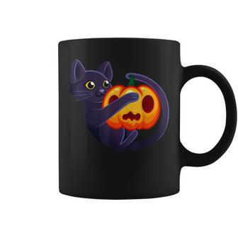 Funny Cat Halloween Tee Costume Coffee Mug - Thegiftio UK