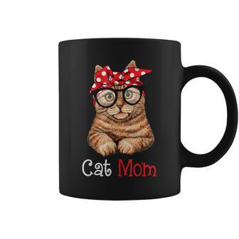 Funny Cat Mom Cat Lovers Mothers Day Mom Women Mothers Gift Coffee Mug - Thegiftio UK