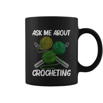 Funny Crocheting Art For Men Women Crochet Handicraft Lovers Cool Gift Coffee Mug - Monsterry DE