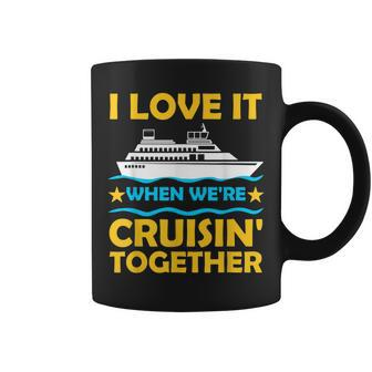 Funny Cruise Art For Men Women Couple Cruising Ship Vacation Coffee Mug - Thegiftio UK