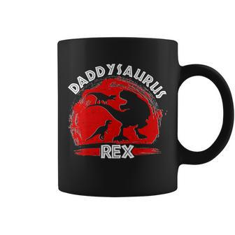 Funny Daddysaurus Rex Fathers Day Coffee Mug - Monsterry AU