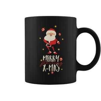 Funny Dancing Santa Merry Flossing Xmas Coffee Mug - Thegiftio UK