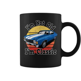 Funny Design Retro Old Car Graphic Men Not Old Im Classic Coffee Mug - Thegiftio UK