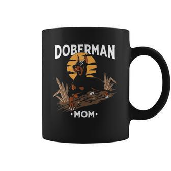 Funny Doberman Mom Art For Women Girl Dog Lover Mother&8217S Day Coffee Mug | Mazezy