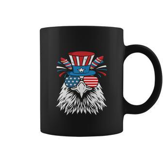 Funny Eagle Usa 4Th Of July American Flag Patriotic Coffee Mug - Monsterry