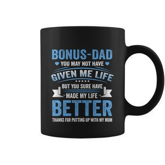 Funny Fathers Day Bonus Dad Gift From Daughter Son Wife Gift Coffee Mug - Monsterry DE