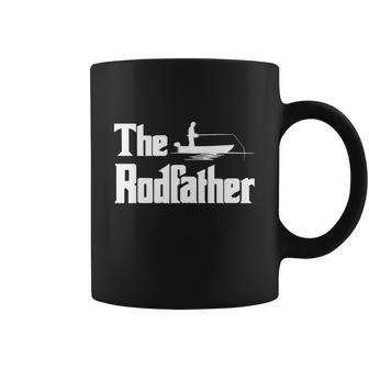 Funny Fishing For Fisherman Dad The Rodfather Coffee Mug - Monsterry