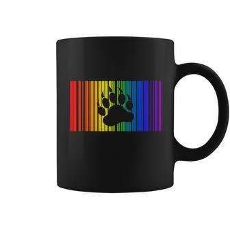 Funny Gay Bear Lgbt Pride Paw Barcode Graphic Design Printed Casual Daily Basic Coffee Mug - Thegiftio UK