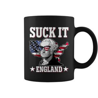 Funny George Washington Suck It England Coffee Mug - Monsterry CA