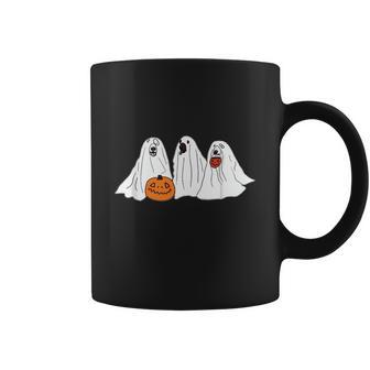 Funny Ghost Dogs Pumpkin Halloween Costume Spooky Season Graphic Design Printed Casual Daily Basic Coffee Mug - Thegiftio UK